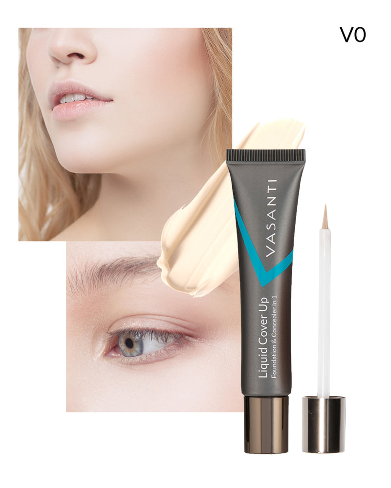 Liquid Cover Up Foundation and Concealer in 1 - Vasanti Cosmetics