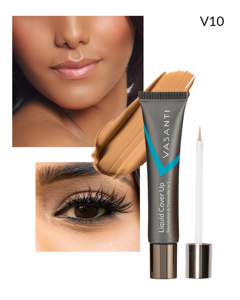 Liquid Cover Up Foundation and Concealer in 1 - Vasanti Cosmetics