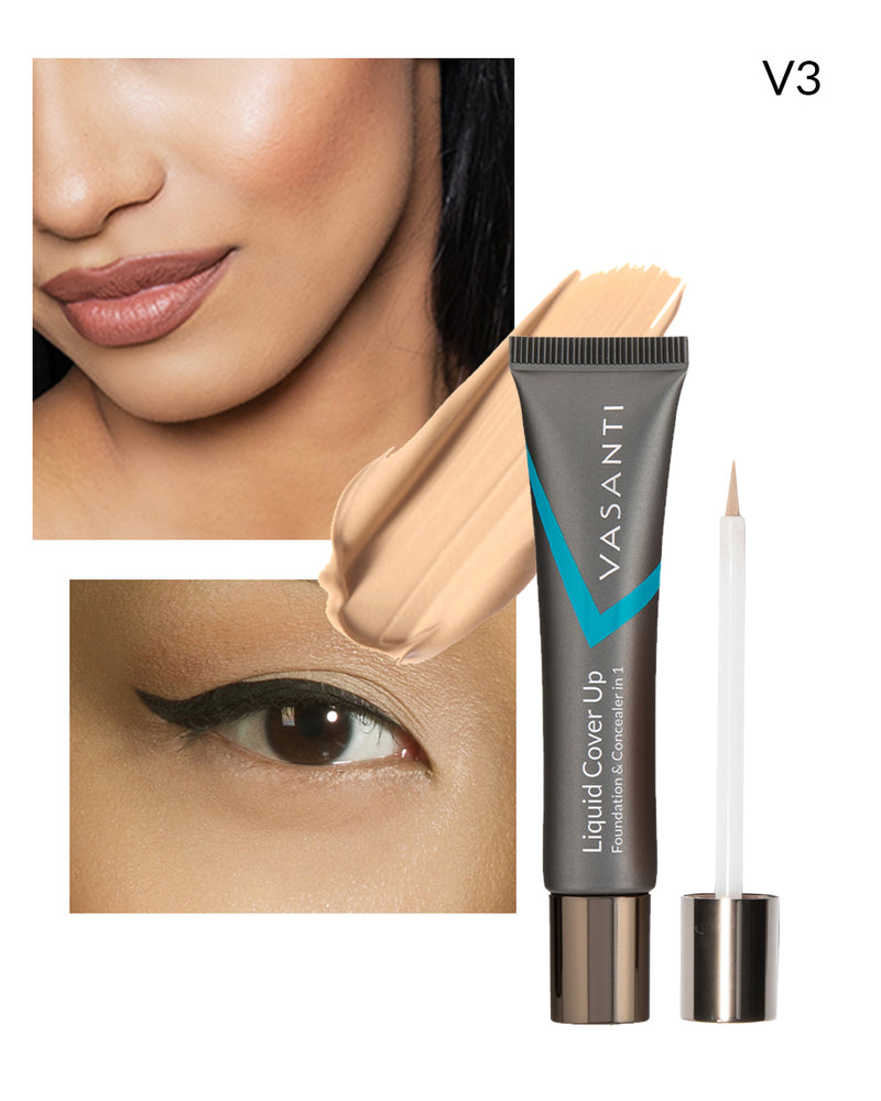 Liquid Cover Up Foundation and Concealer in 1 - Vasanti Cosmetics