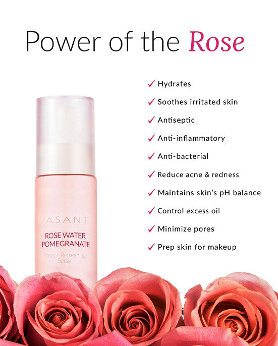 Rosewater Pomegranate Toner + Refreshing Spray
