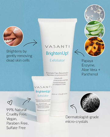 Brighten up with Our Papaya USA Vasanti Infused Aloe - – Facial Cosmetics and Exfoliator (120g)