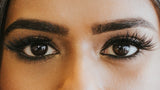 Model wearing Vasanti Kajal Extreme Intense Eyeliner Pencil - Closeup eyes shot