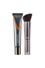Liquid VO2 Dark Circle Eraser &  VO2 "Flat Angled Foundation" Stubby Brush - Vasanti Cosmetics