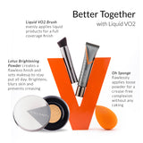 Liquid VO2 Dark Circle Eraser &  VO2 "Flat Angled Foundation" Stubby Brush - Vasanti Cosmetics